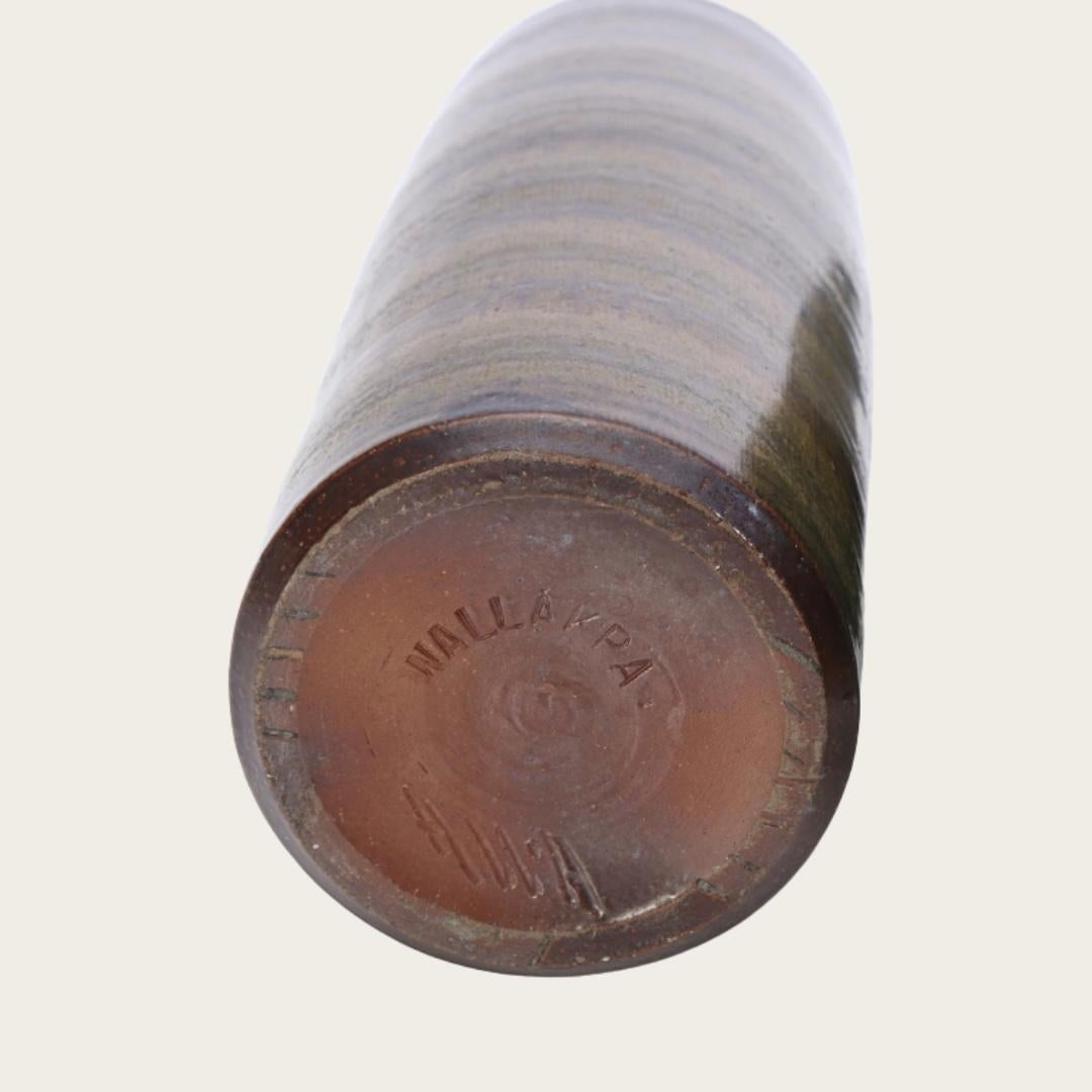 Vaso in gres con smalto a righe di Arthur Anderssen per Wallåkra In condizioni buone in vendita a Brooklyn, NY