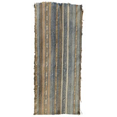 Textile inca précolombien rayé:: Pérou:: vers 1400-1532 AD:: Ex Ferdinand Anton