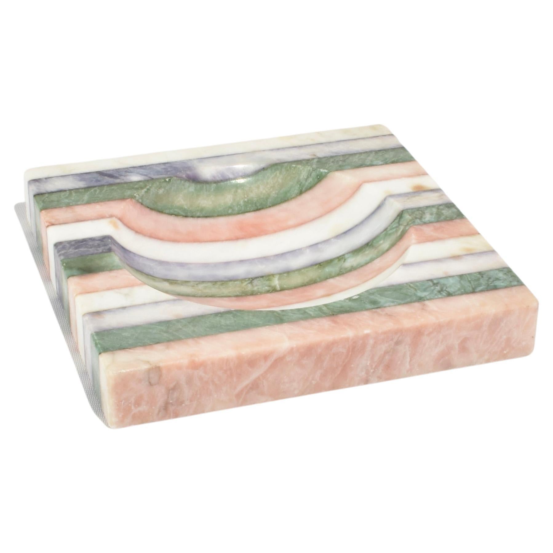 Striped Italian Ashtray