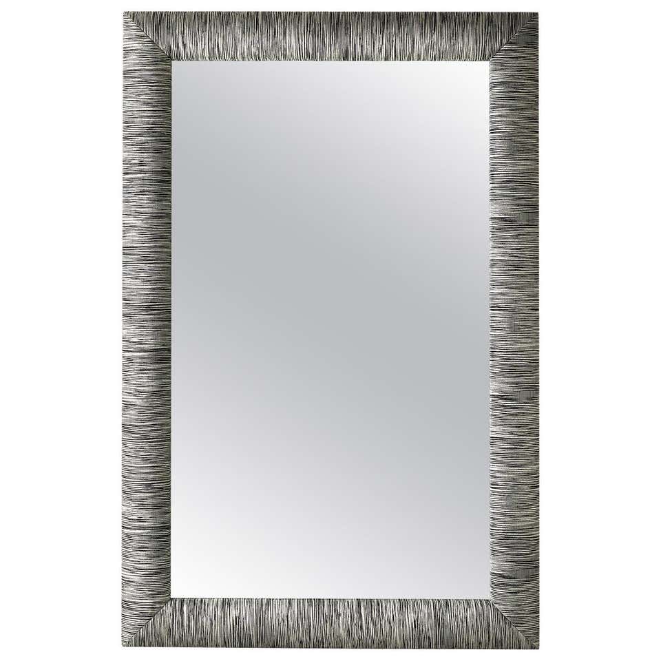 Rectangular Mirror with Sectioned Mirror Frame For Sale at 1stDibs