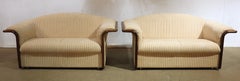Striped Loveseat w/ Wings