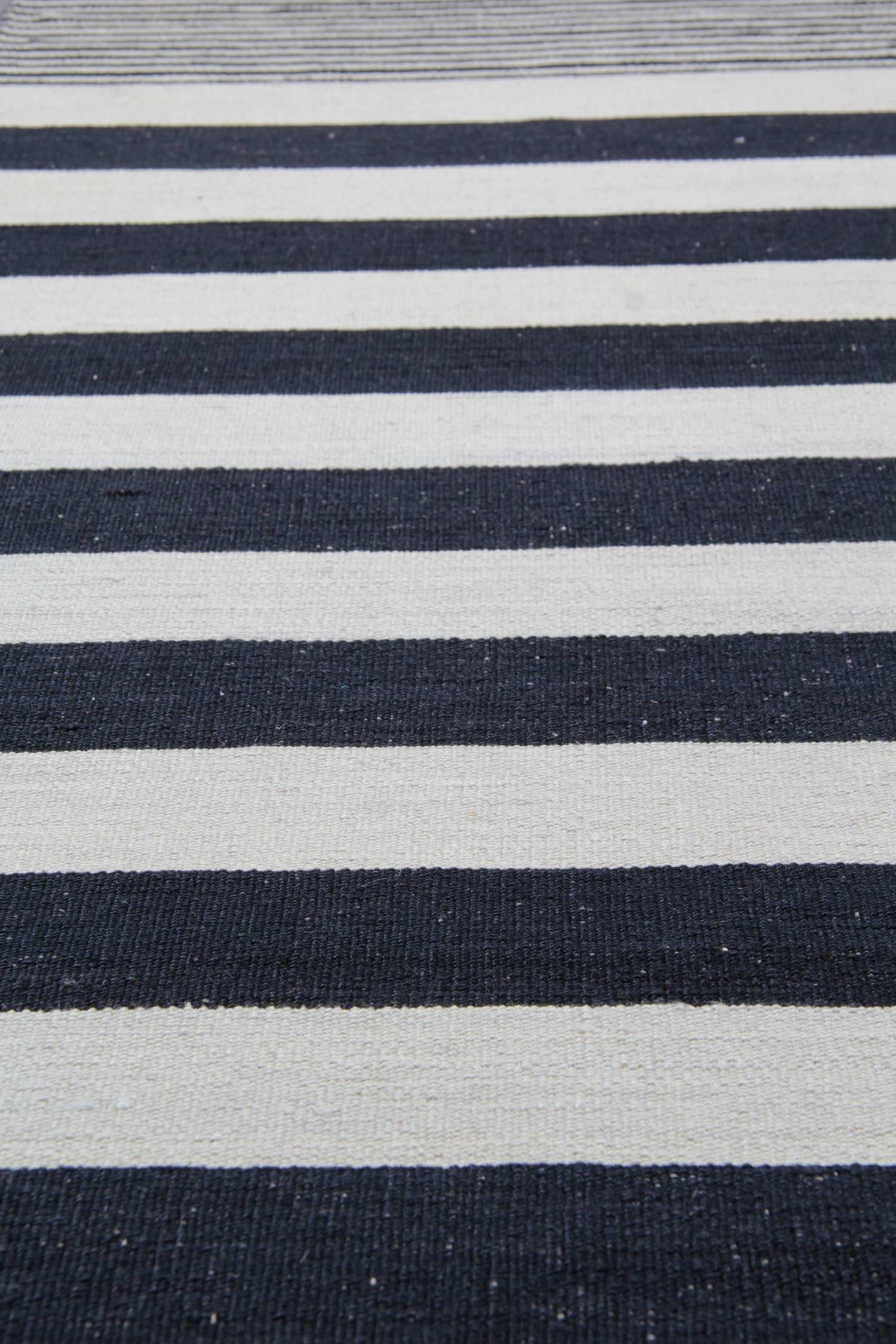 Vegetable Dyed Striped Rug, Kilim Rugs Carpet from Afghanistan, Modern Striped Kilim Rugs,