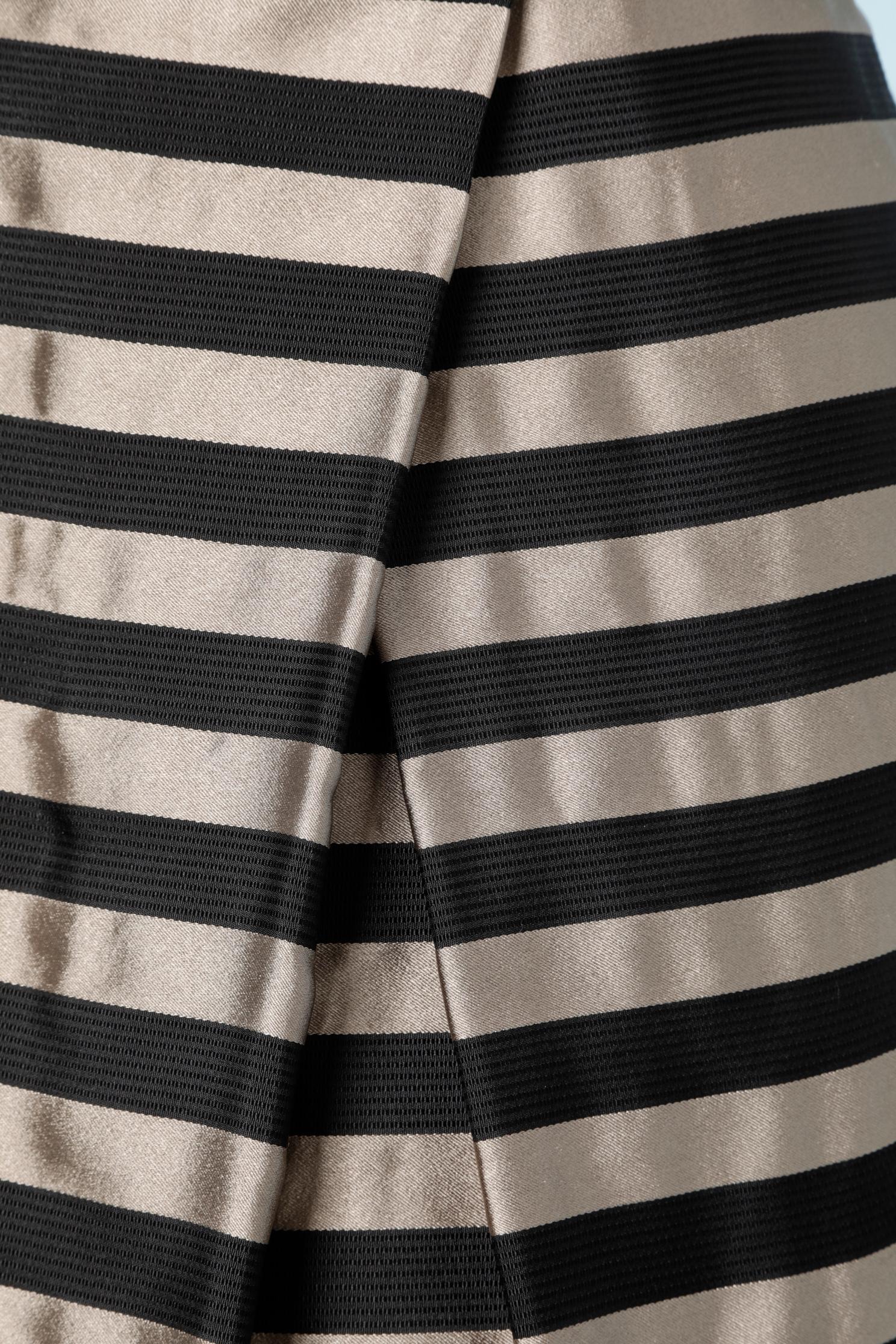 Striped silk ensemble Armani Collezioni  For Sale 5