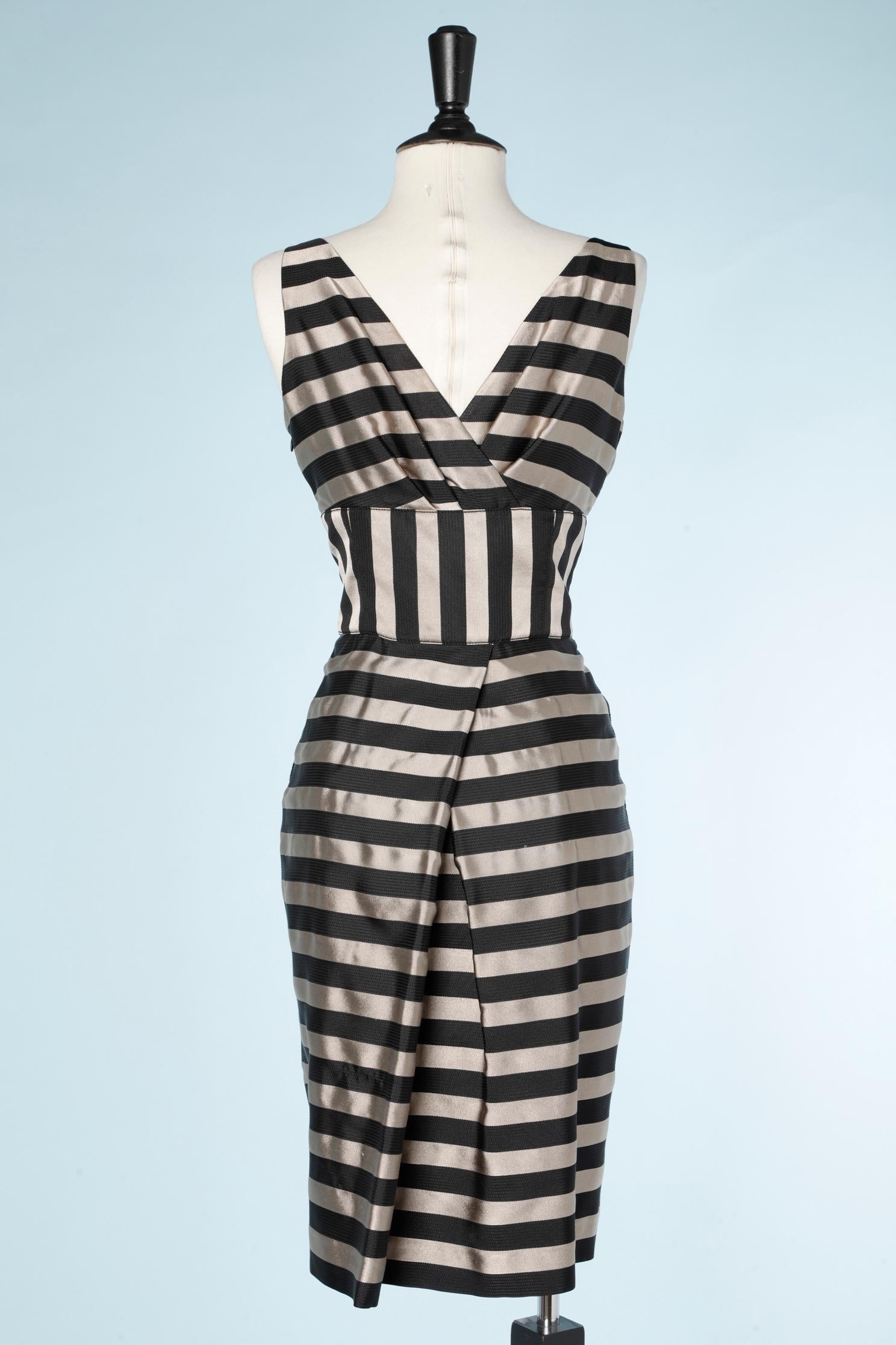 Striped silk ensemble Armani Collezioni  For Sale 7