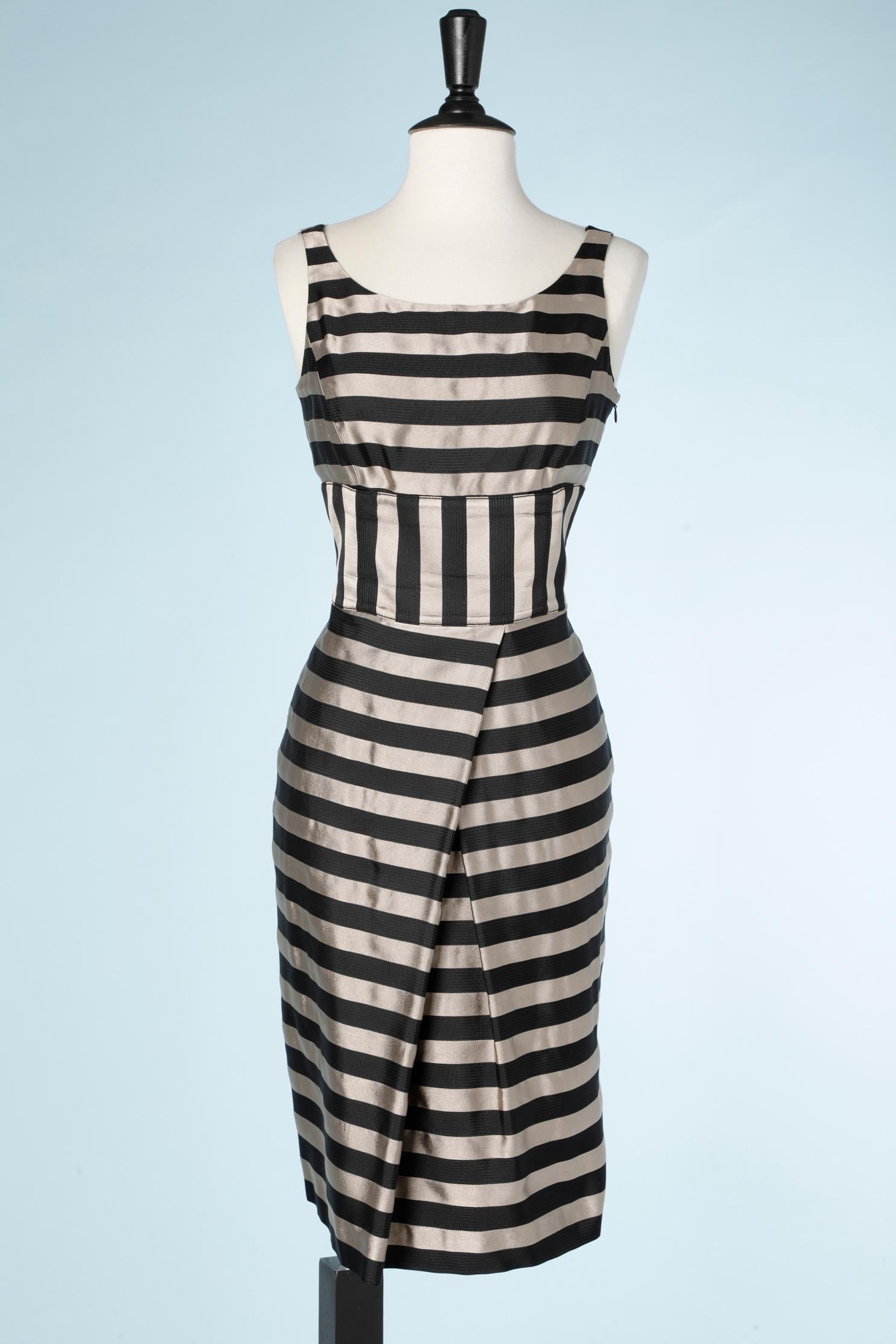 Striped silk ensemble Armani Collezioni  For Sale 3