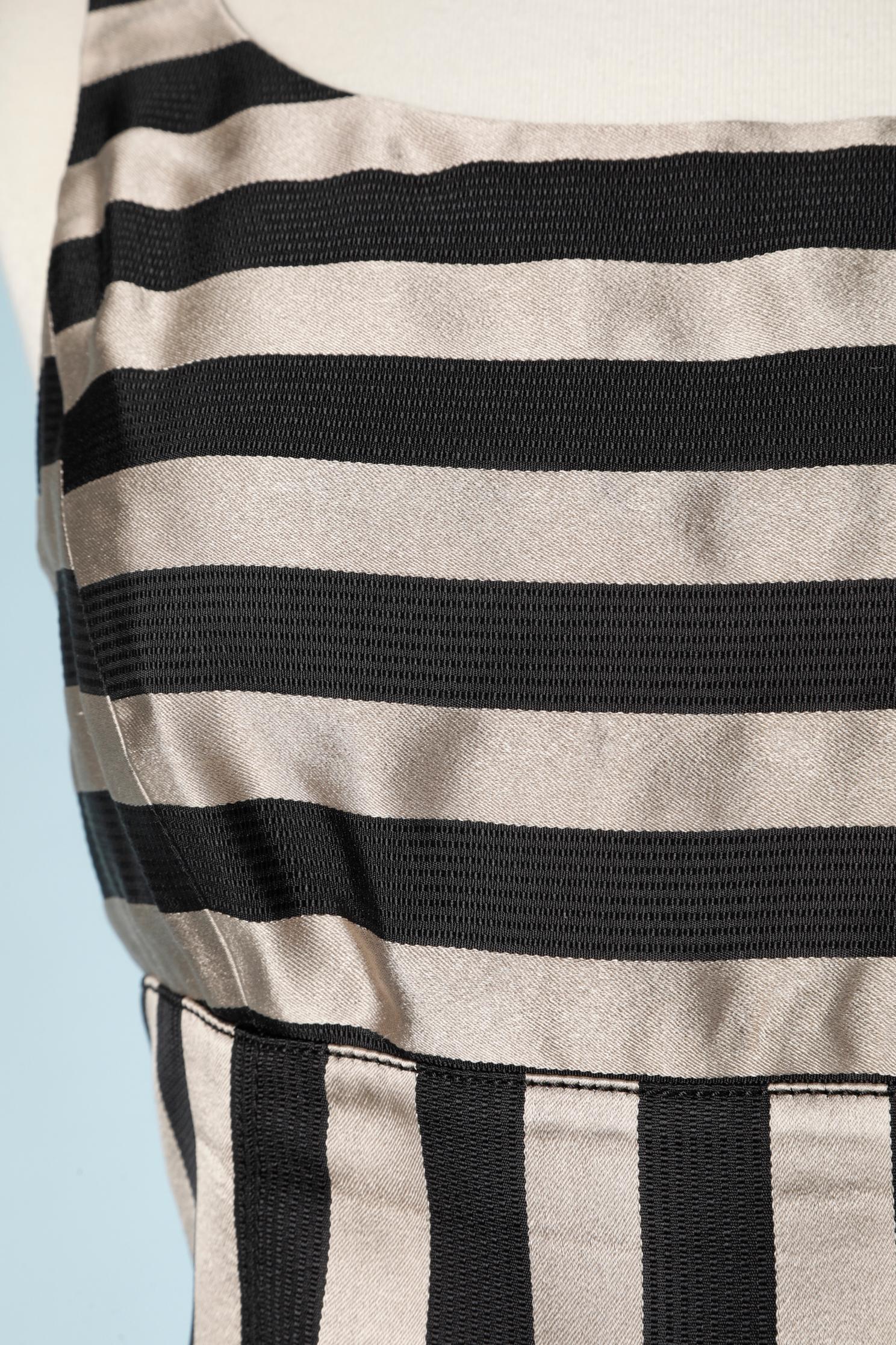 Striped silk ensemble Armani Collezioni  For Sale 4