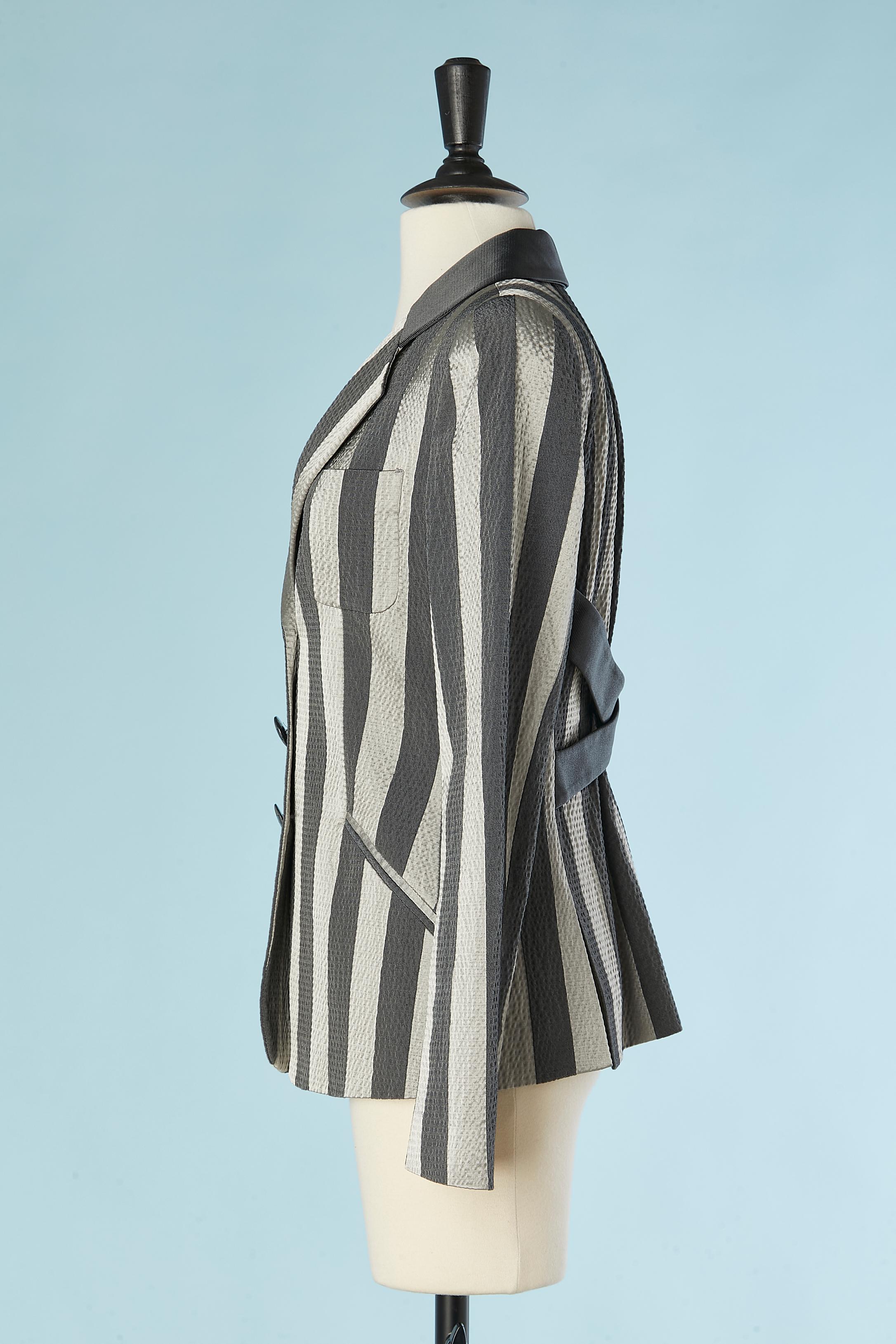 Women's Striped single breasted jacket Giorgio Armani  For Sale