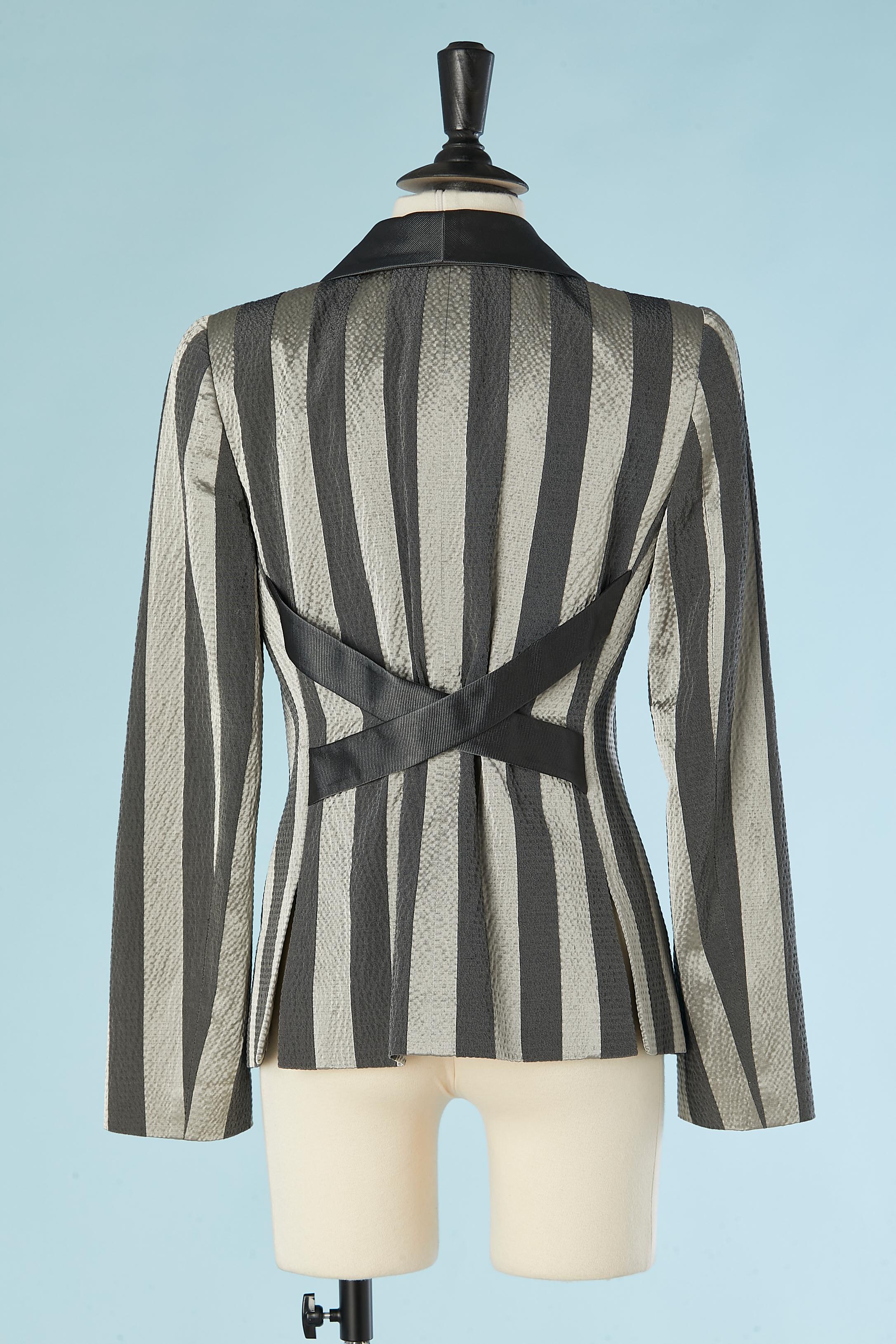 Striped single breasted jacket Giorgio Armani  For Sale 1