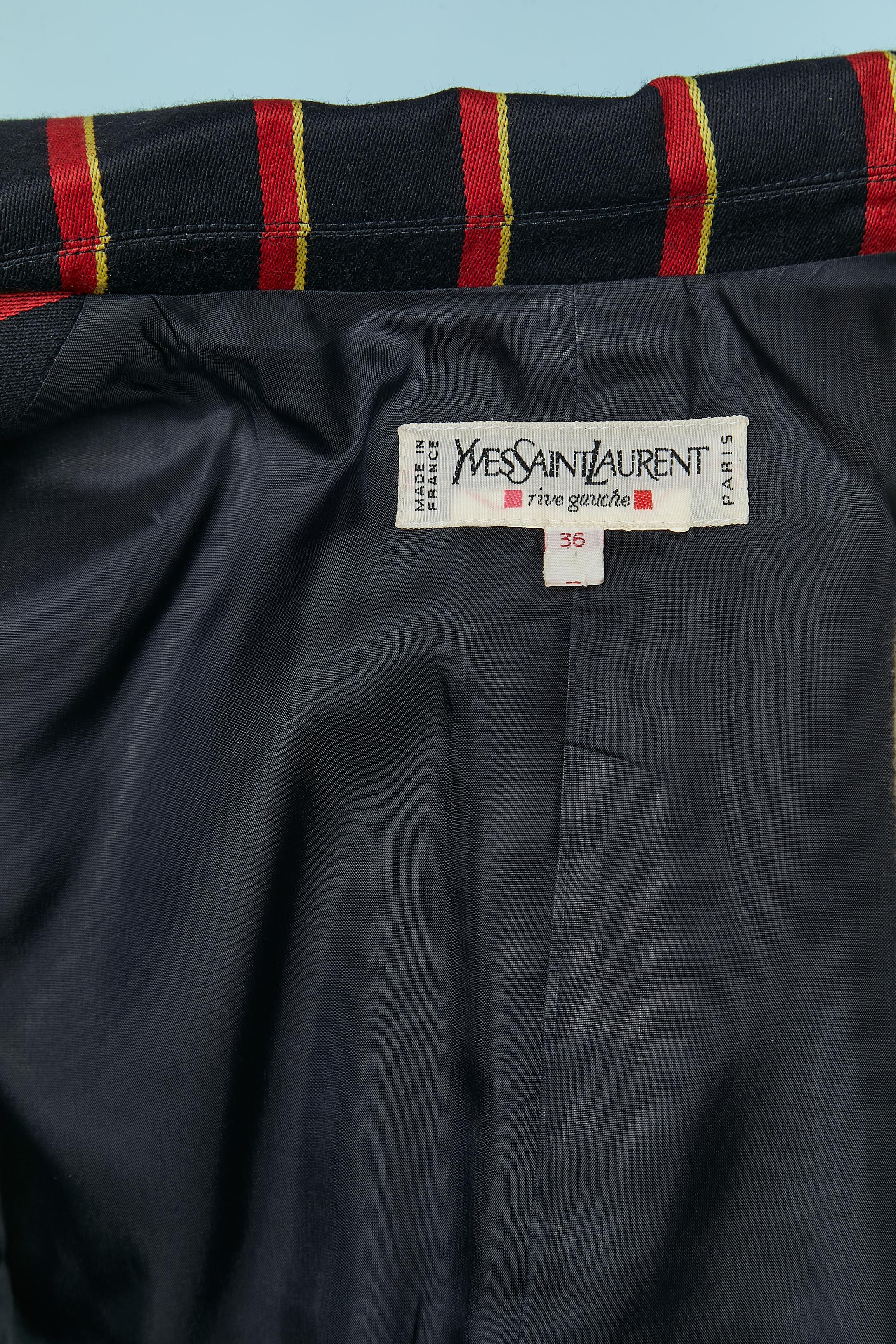 Striped skirt suit Yves Saint Laurent Rive Gauche For Sale 6