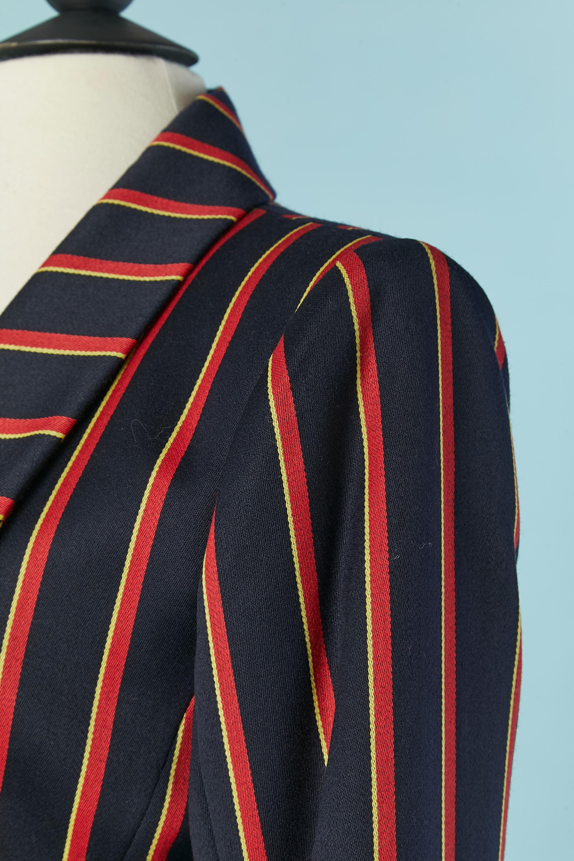 Women's Striped skirt suit Yves Saint Laurent Rive Gauche For Sale