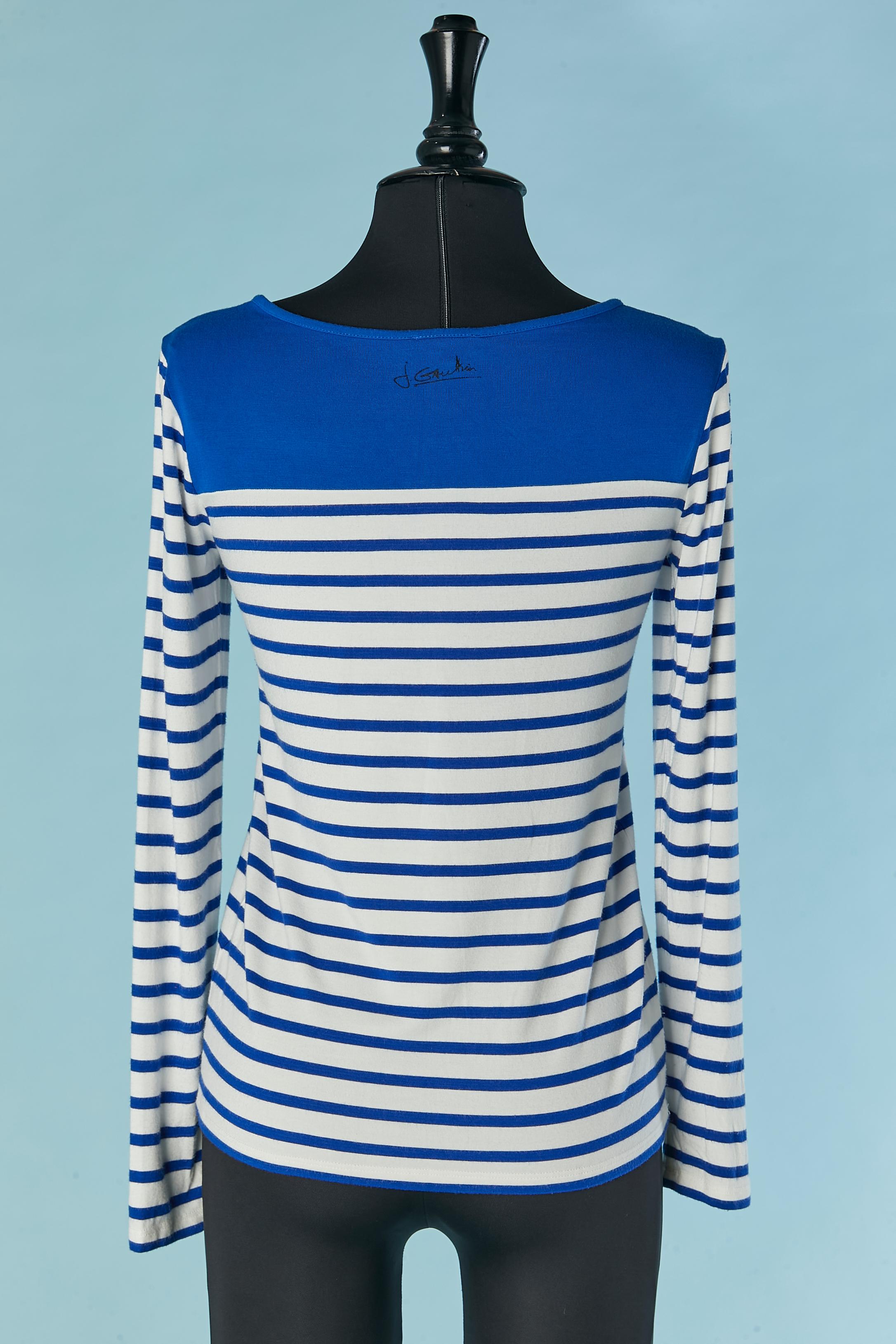 Camiseta de rayas y manga larga Junior GAULTIER en Excelente Estado en Saint-Ouen-Sur-Seine, FR
