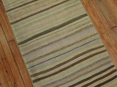 Striped Turkish Kilim Runner