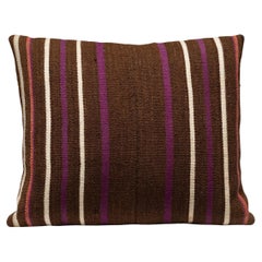 Striped Turkish Wool Throw Pillow