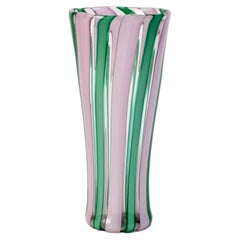 Vintage Striped Vase