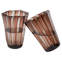 Striped Venetian Glass Set