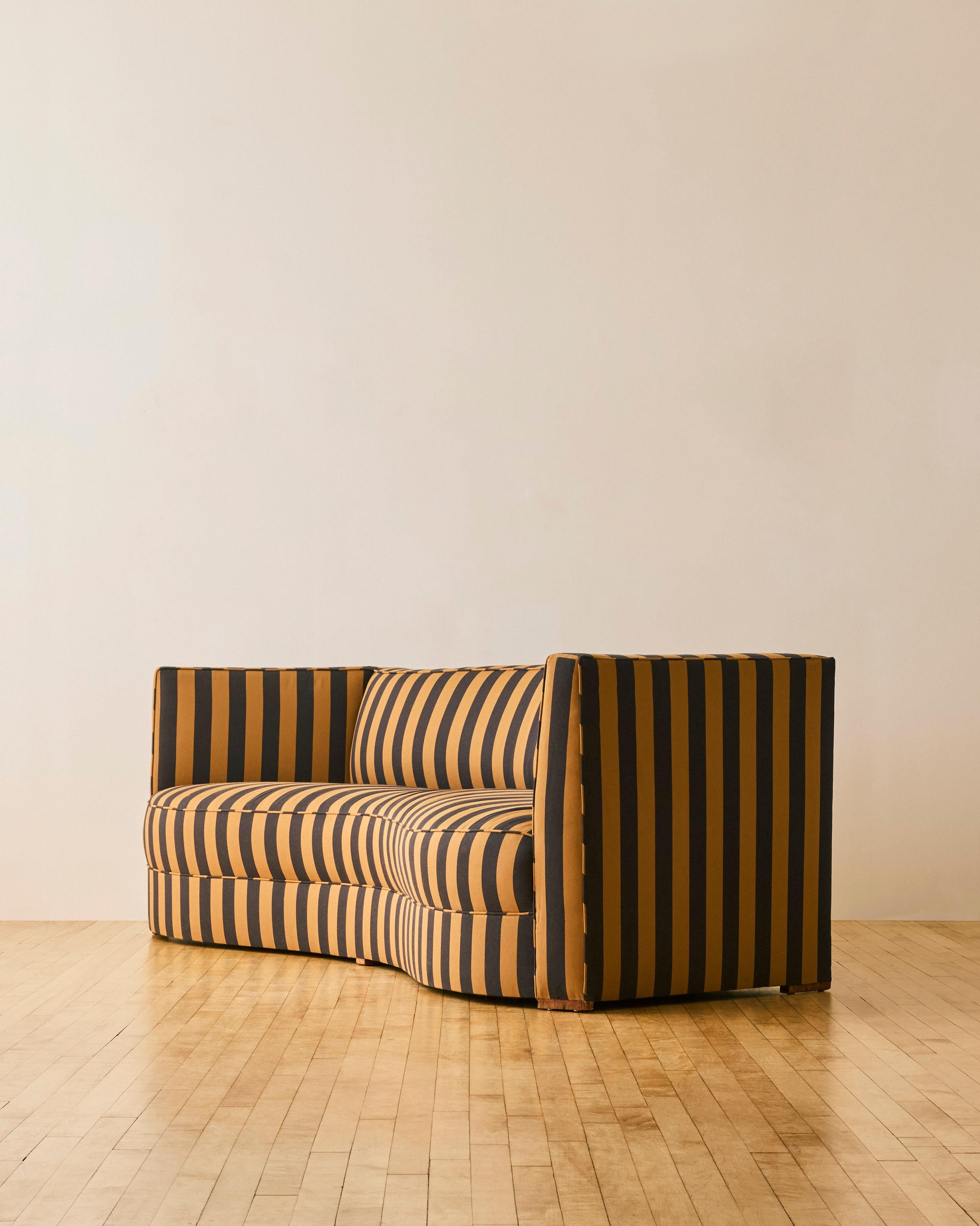 Milieu du XXe siècle Canapé Striped Wave C.C. 1960 en vente