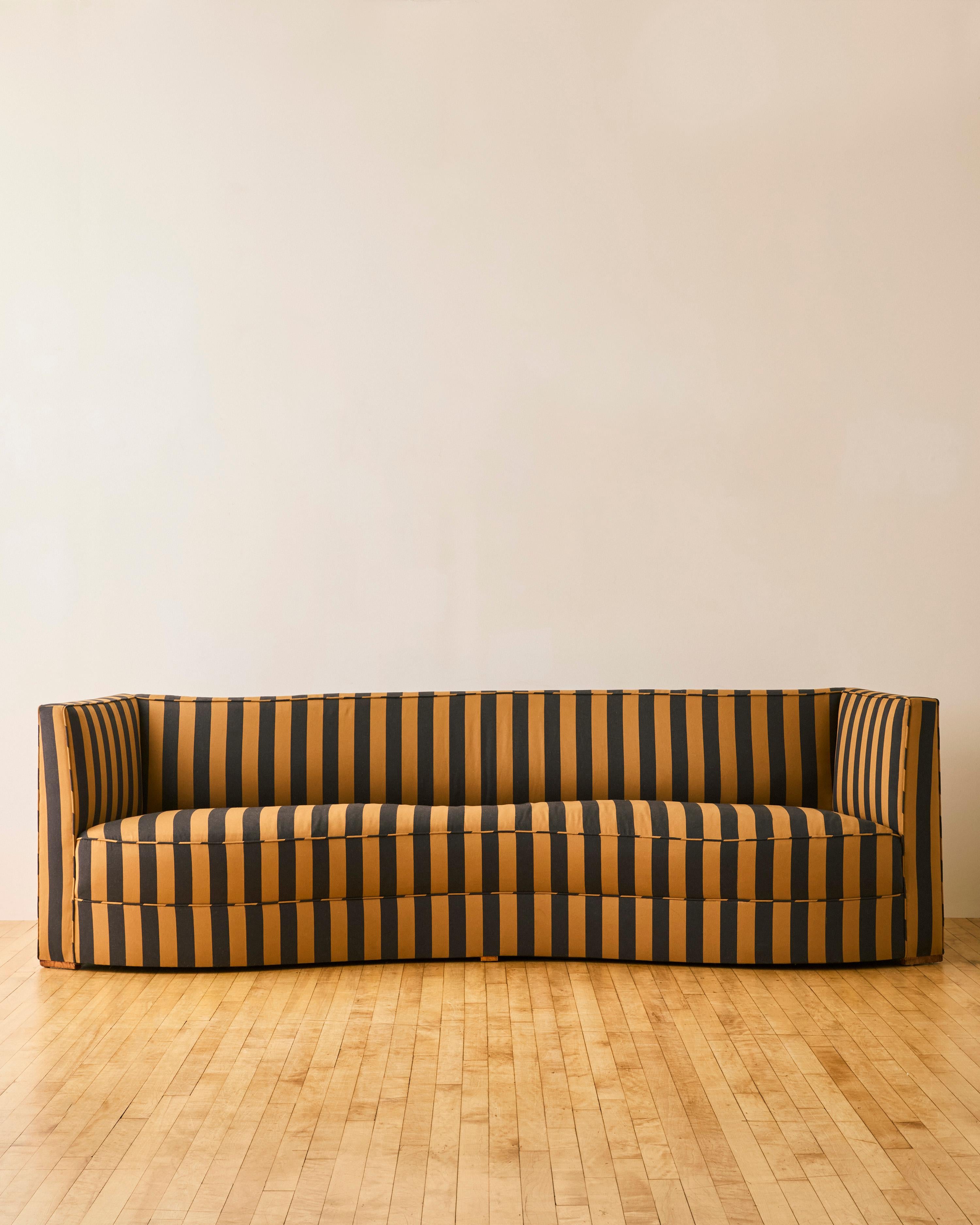Coton Canapé Striped Wave C.C. 1960 en vente