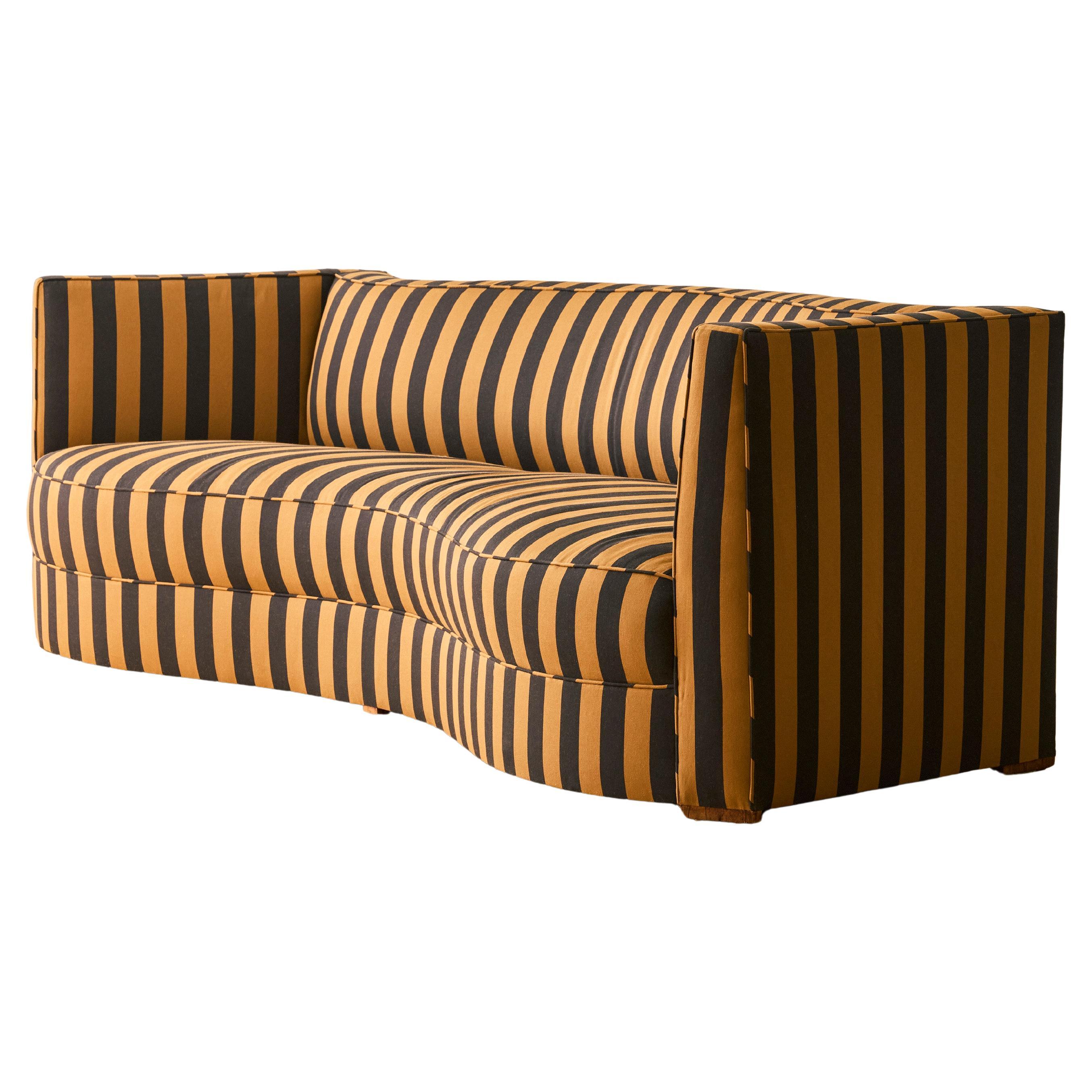 Canapé Striped Wave C.C. 1960 en vente
