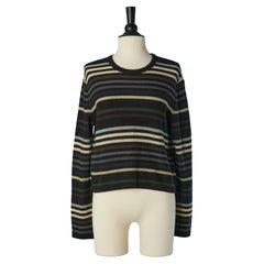 Gestreifter Wollpullover Sonia Rykiel