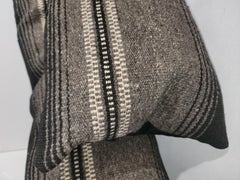 Striped Wool Weaving Bolster Pillows
