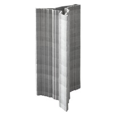 Dekorative Vase Stripes D1 aus Bardiglio-Marmor von Bufalini Marmi