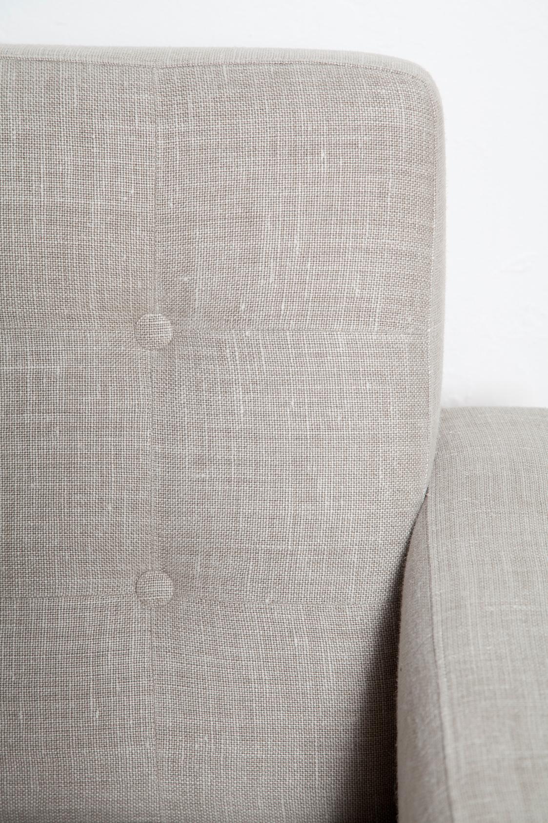 Stripe's Own, maßgefertigte Milano Loungesessel im Angebot 3