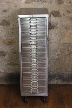 Stripped Metal 30-Drawer Watchmakers Cabinet Filing Cabinet A4 Letter Size