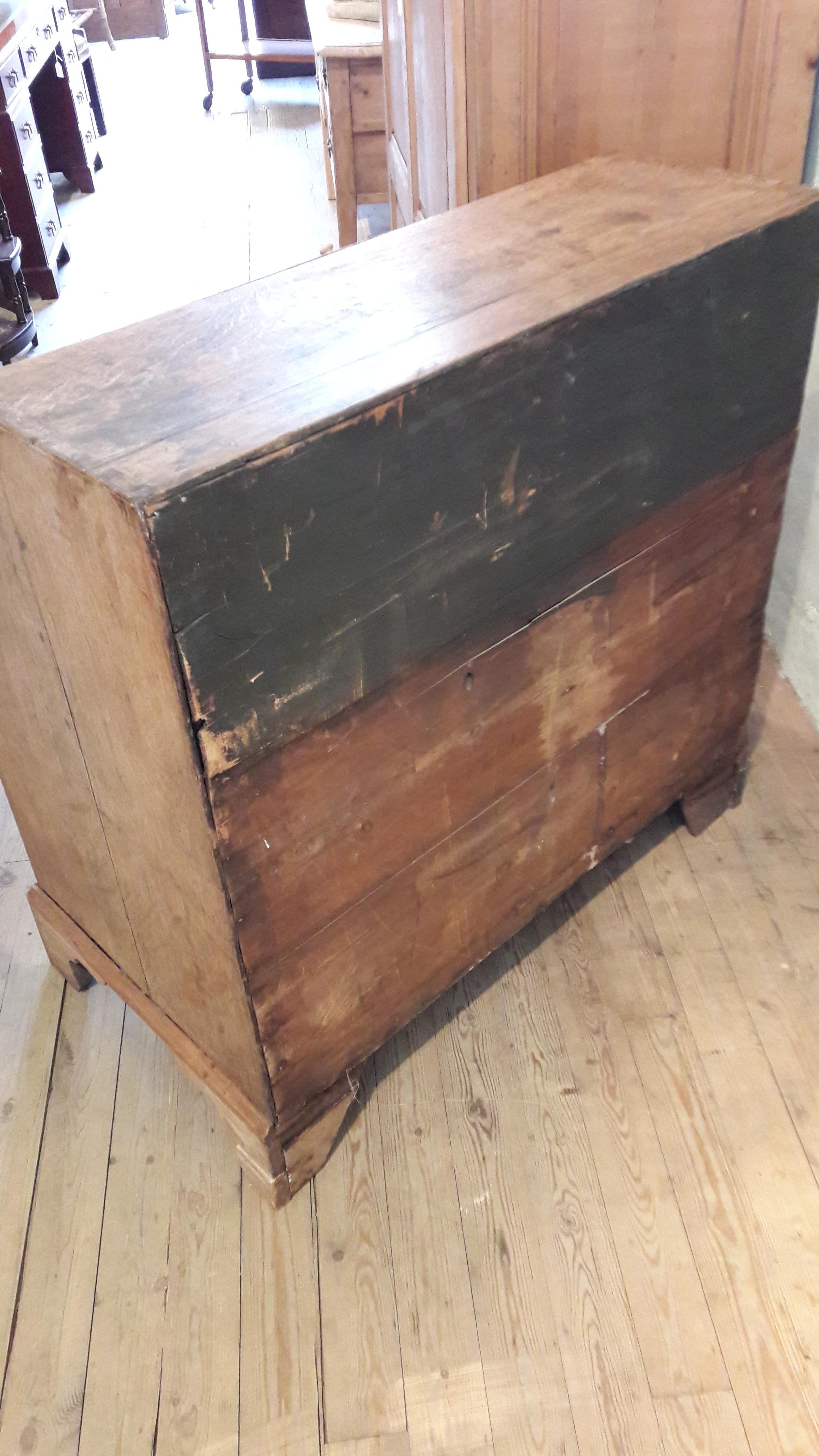 Stripped Oak, Late 19th Century Bureau For Sale 3