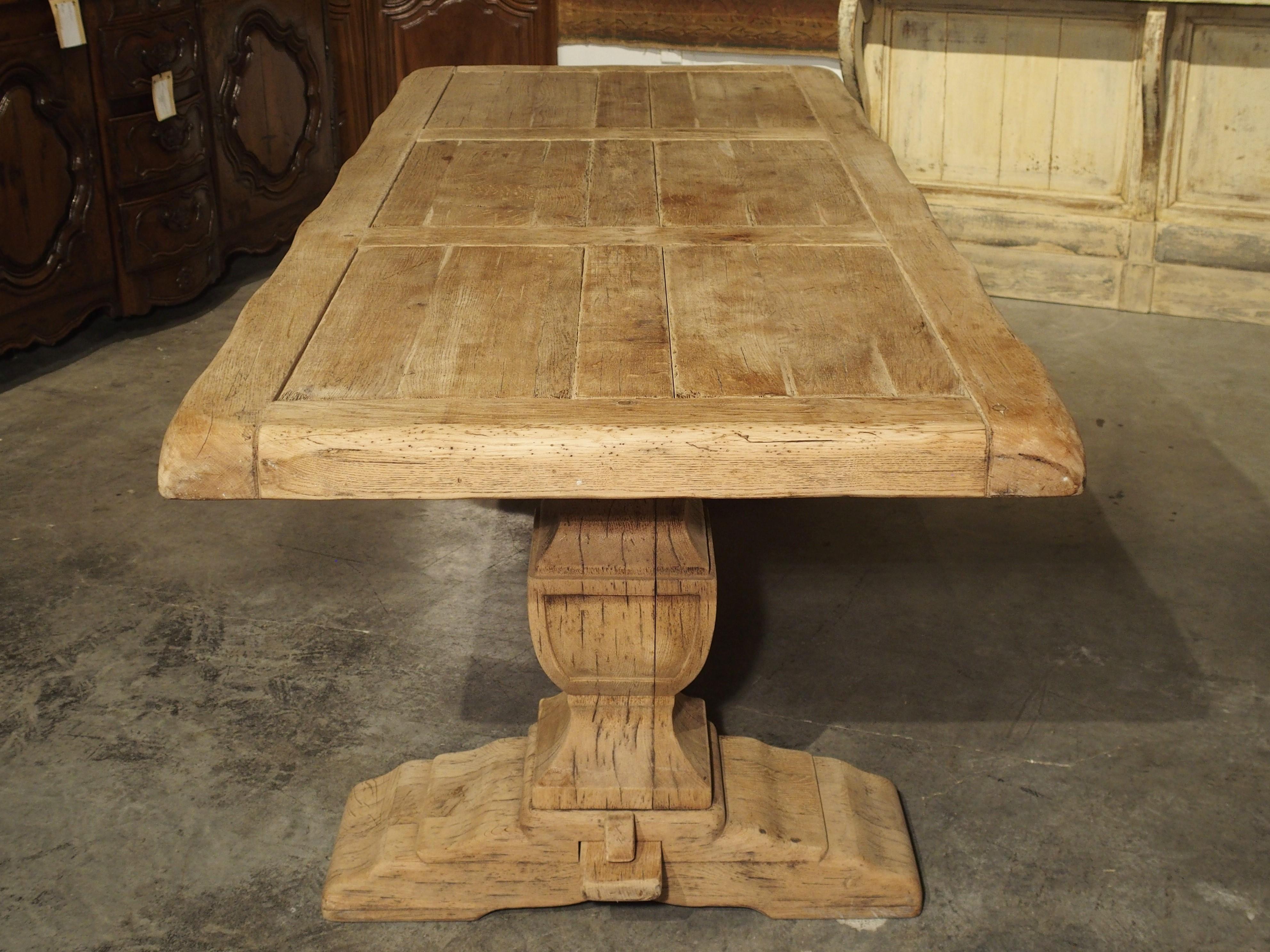stripped oak table