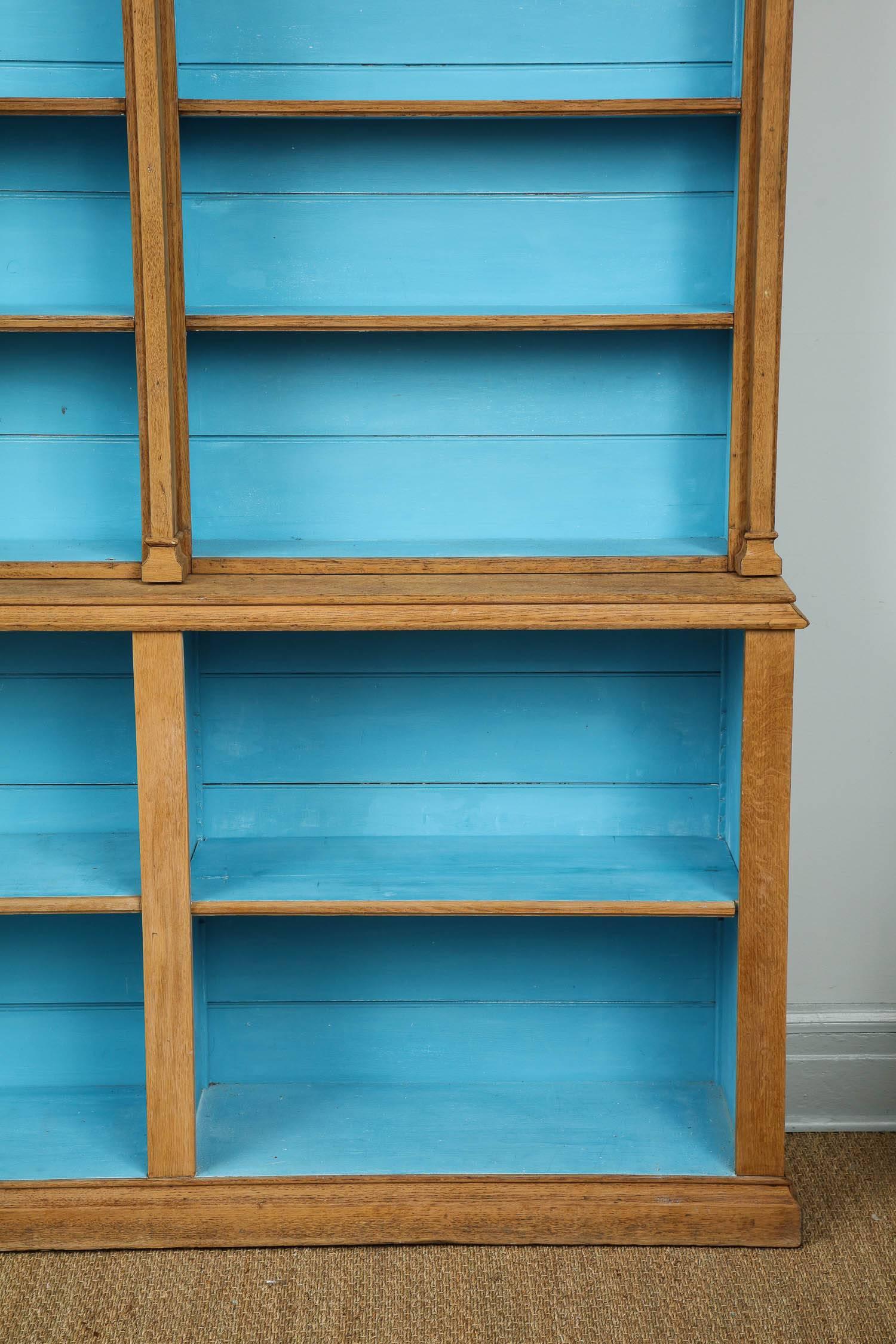 Stripped Oak Reform Movement Bookcase 1