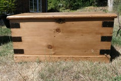 Stripped Pine Blanket Box, Coffee Table or ToyBox