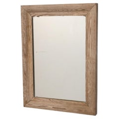 Miroir en pin strié