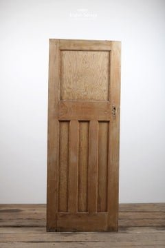 Stripped Pine One over Three Door, 20th Century
