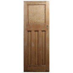Stripped Pine One over Three Door, 20th Century