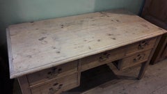 Stripped Pine Writing Table
