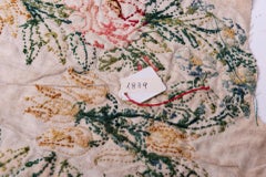 Antique Silk Embroidery Strips, 19th Century Italian Craftsmanship