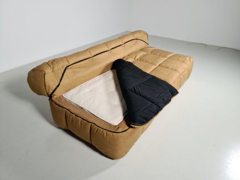 Fabric Strips Sofa Bed by Cini Boeri for Arflex, 1970s For Sale
