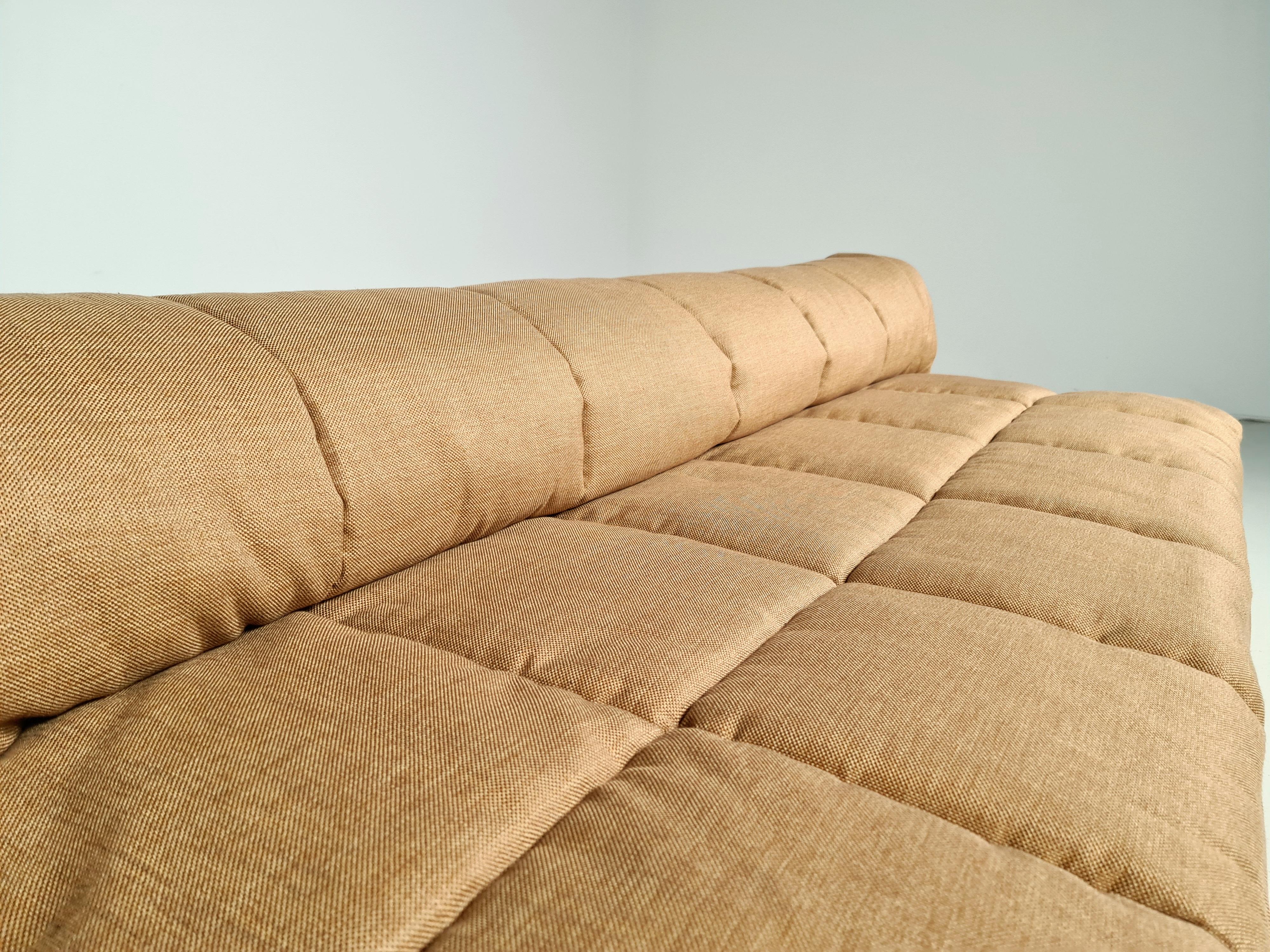 Fabric Strips Sofa Bed by Cini Boeri for Arflex, 1970s