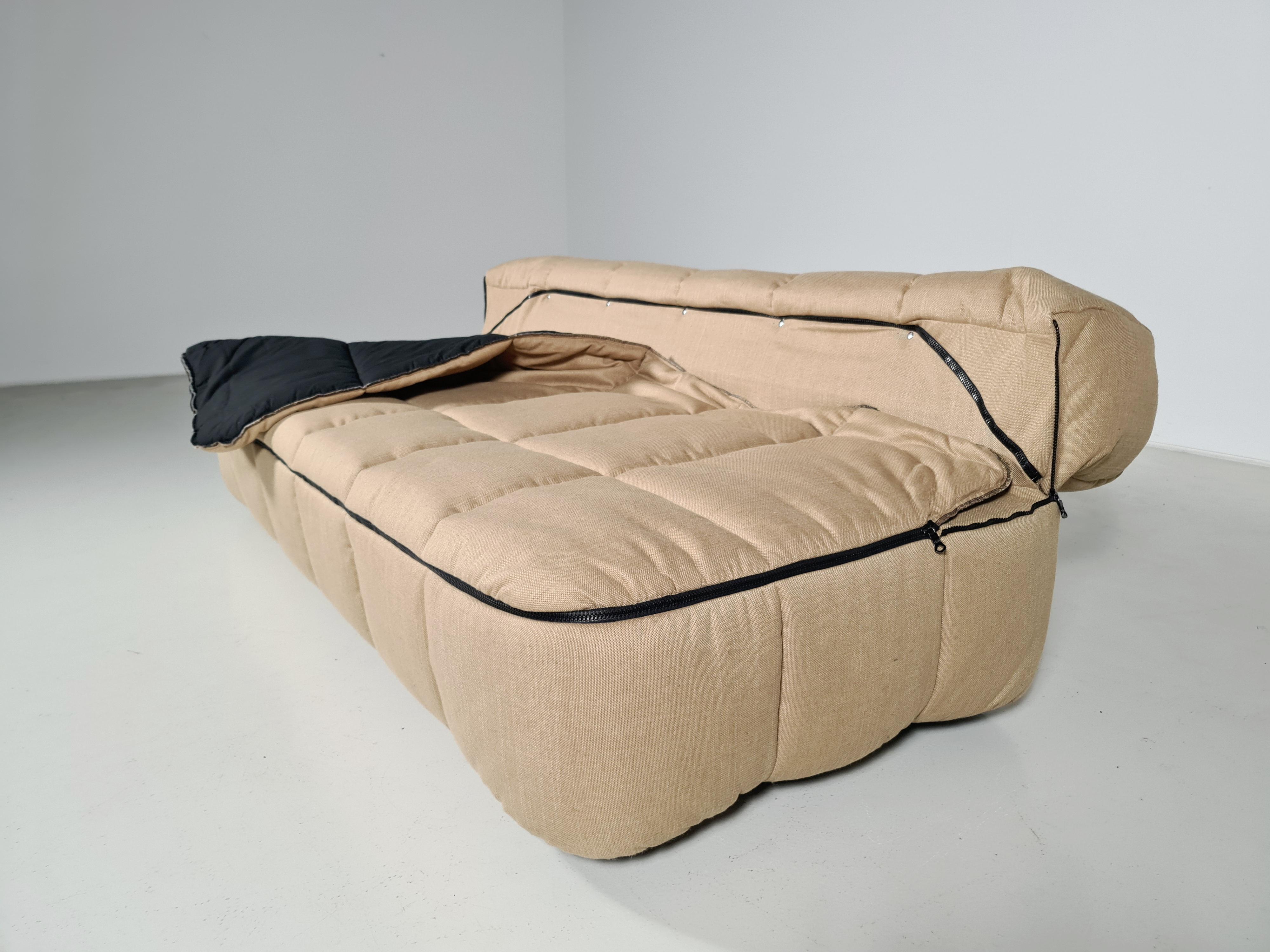 Late 20th Century Strips Sofa Bed by Cini Boeri for Arflex, 1970s