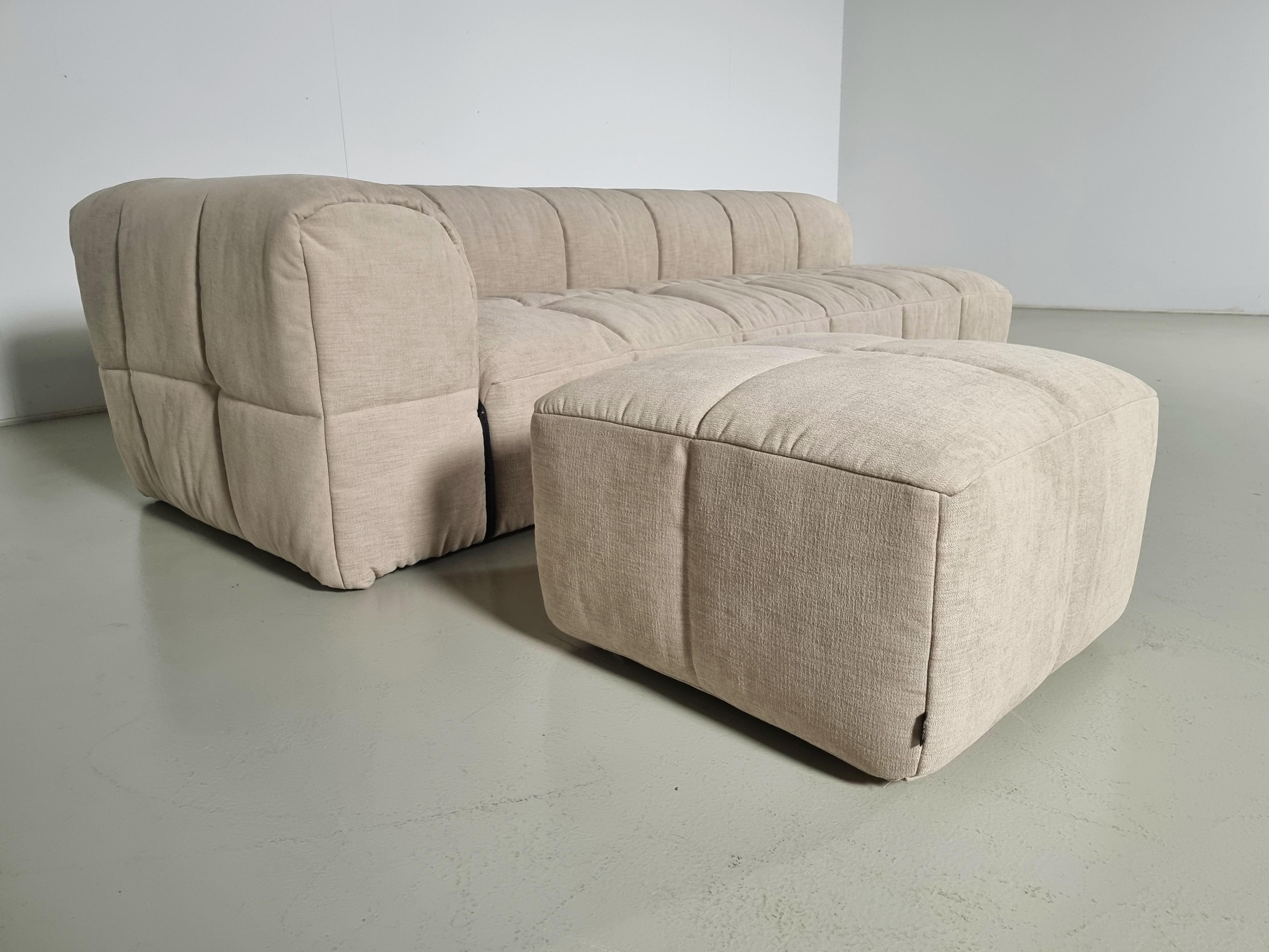 Streifen-Sofa von Cini Boeri für Arflex, 1970er Jahre (Europäisch) im Angebot