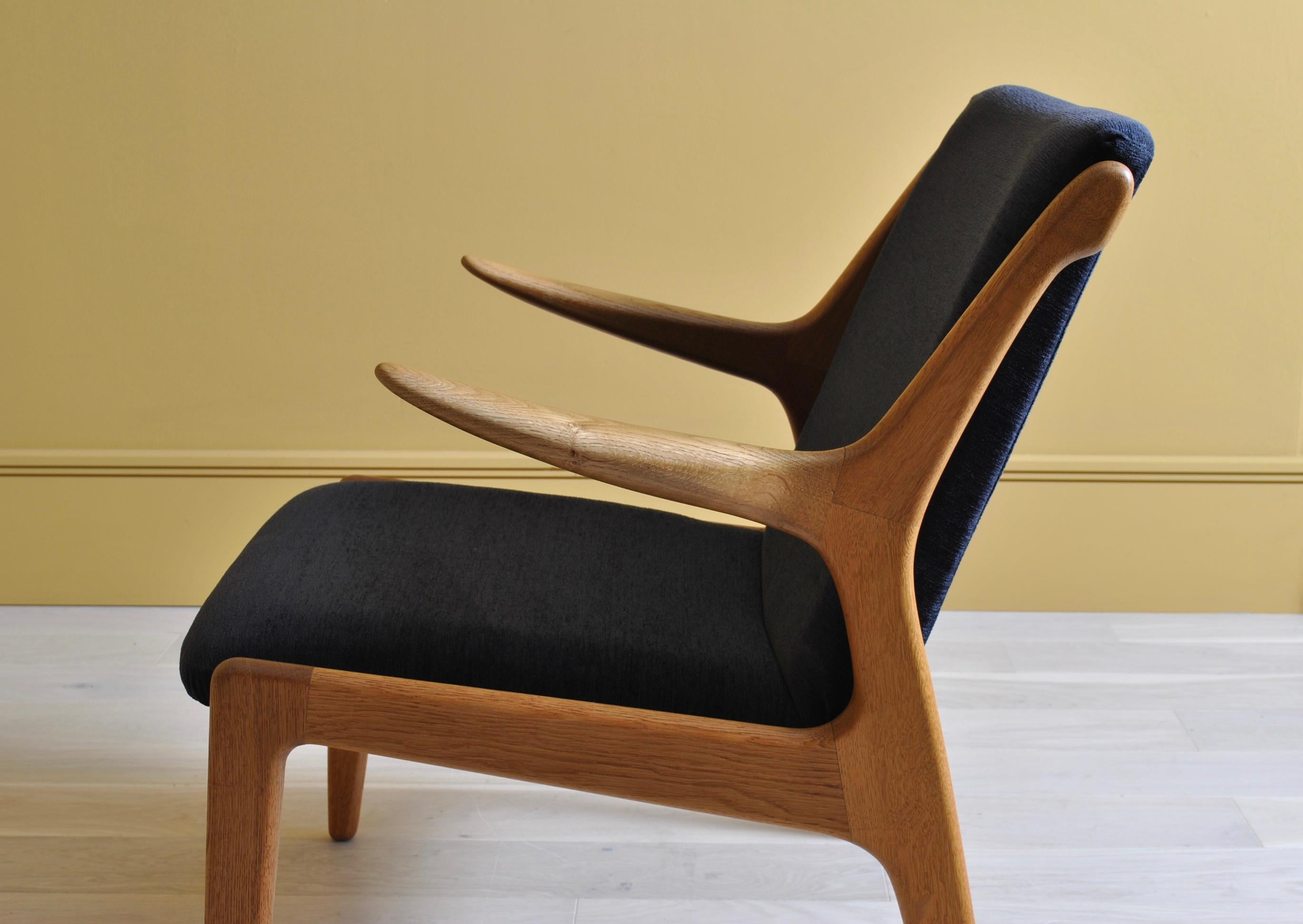 Oak Strit Lounge Chair by Kurt Ostervig, 1955