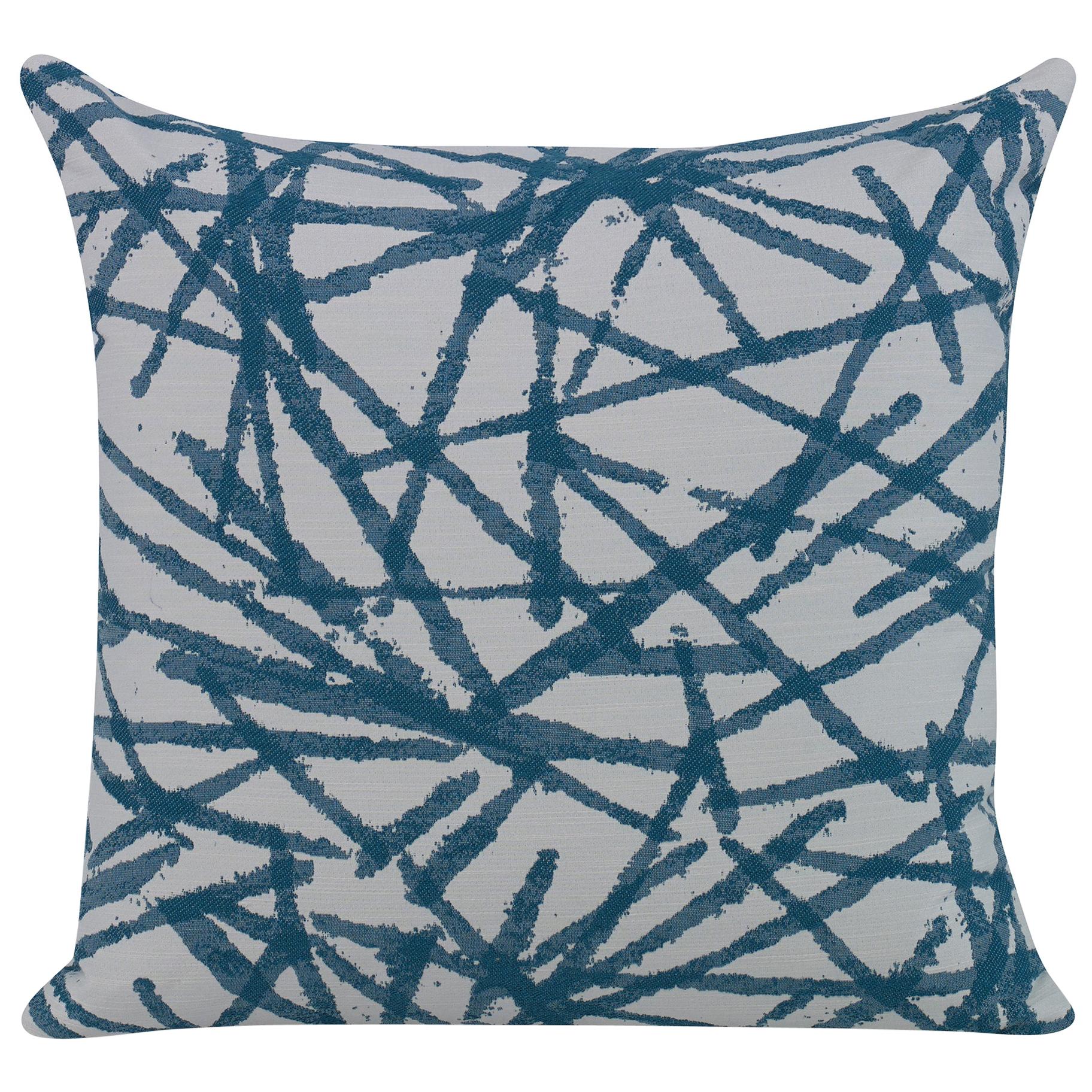 Strobelite Pillow in Teal and White by CuratedKravet