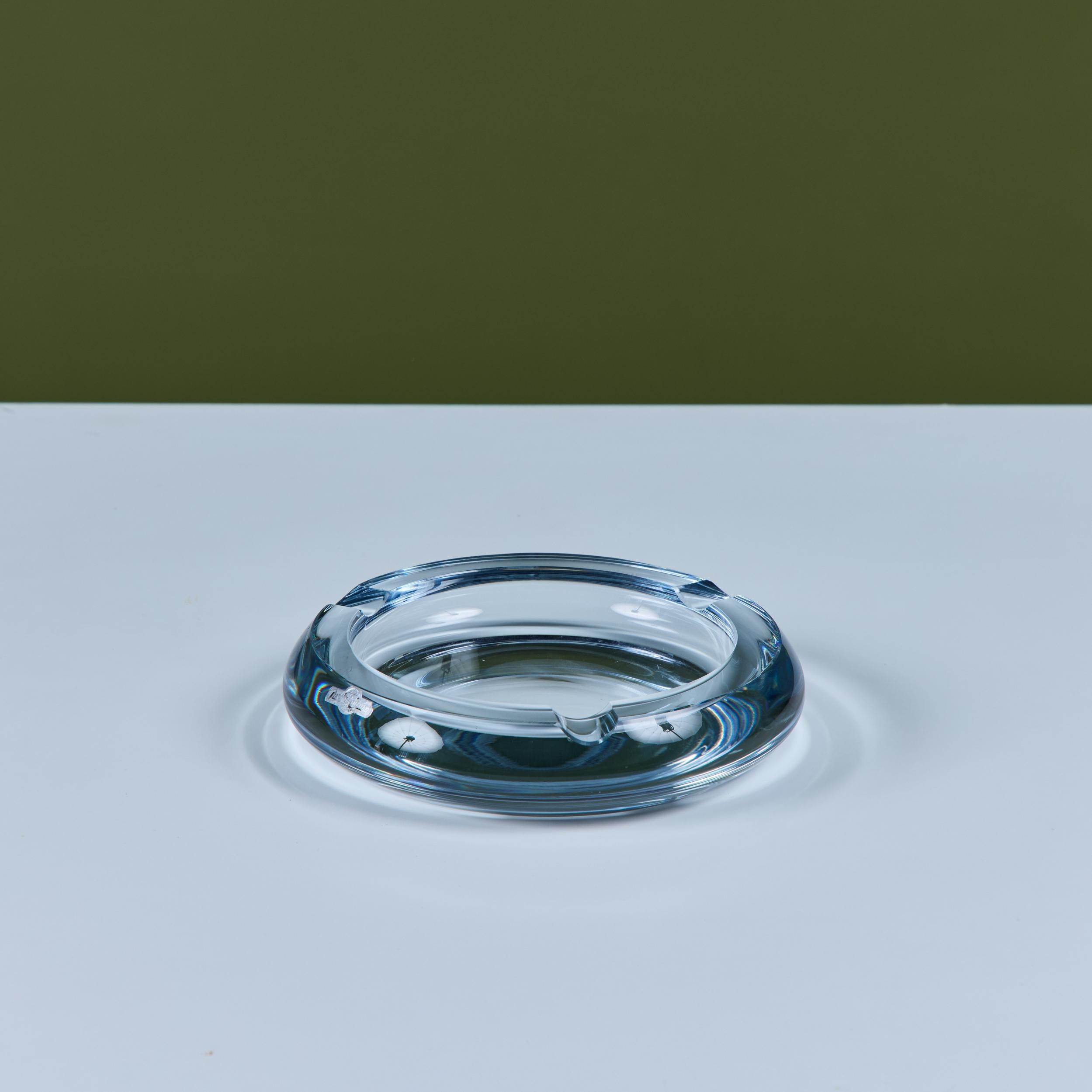Mid-20th Century Strömbergshyttan Glass Ashtray For Sale