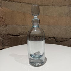 Strombergshyttan Decanter svedese in cristallo blu ghiaccio Vessel Scandinavian Modern