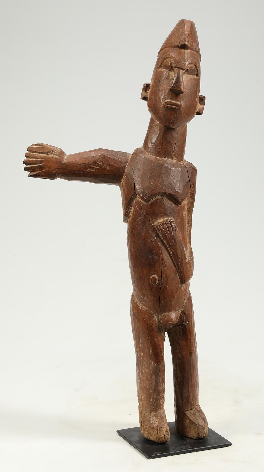 Tribal Figure debout cubiste au début du 20e siècle, Ghana, Afrique en vente