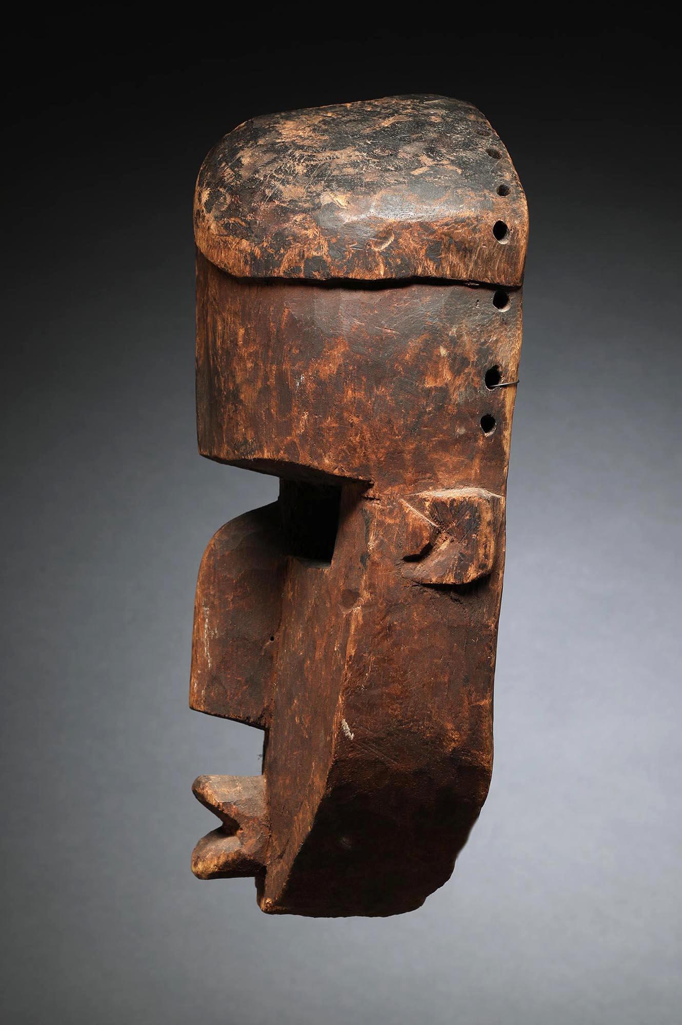 Tribal Strong Cubist Lwalwa Mask DRC Congo Zaire Early 20th Century Provenance