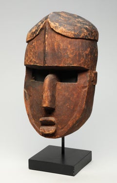 Strong Cubist Lwalwa Mask DRC Congo Zaire Early 20th Century Provenance