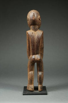 Strong Cubist Lobi Standing Figure Ghana Burkina Faso Africa Early 20th Century