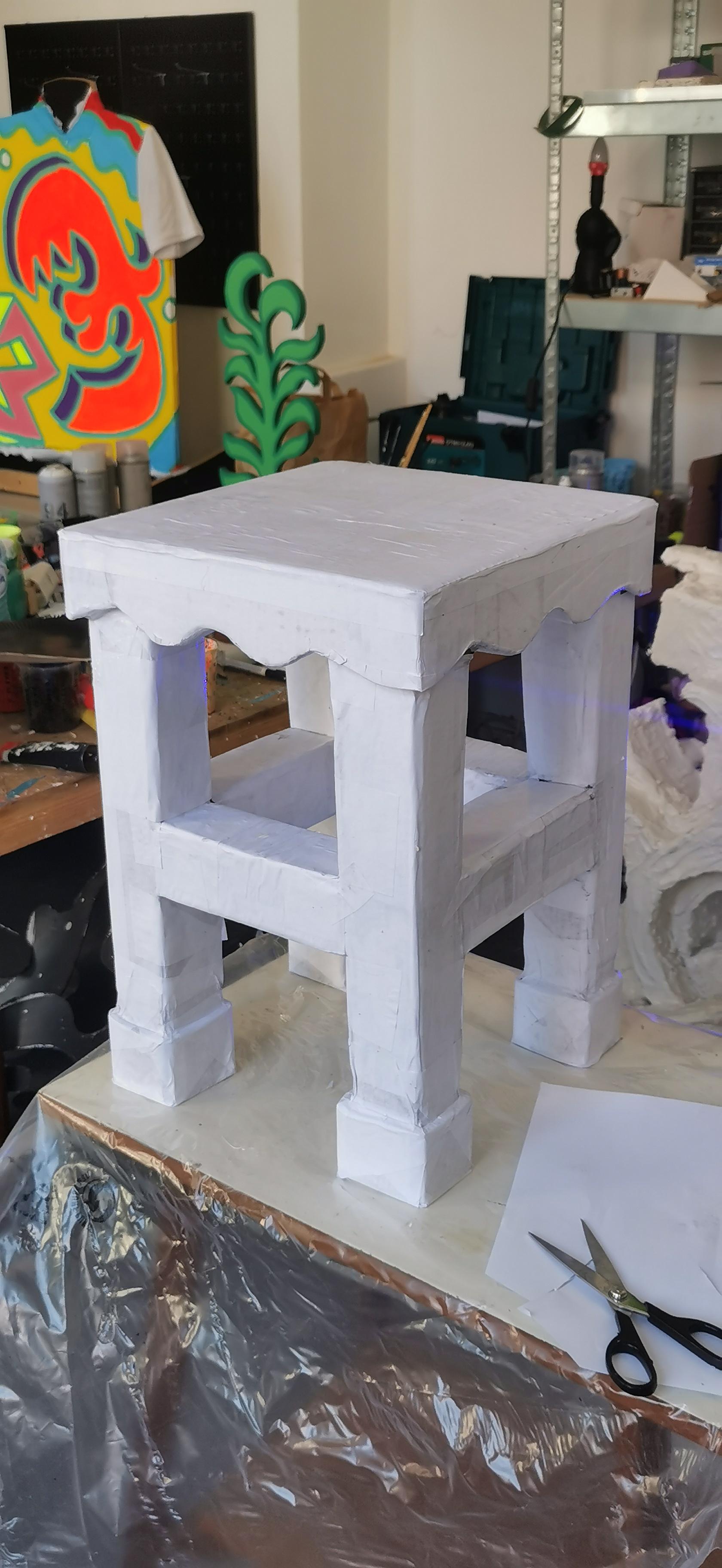Wood Strong Paper Stool For Sale