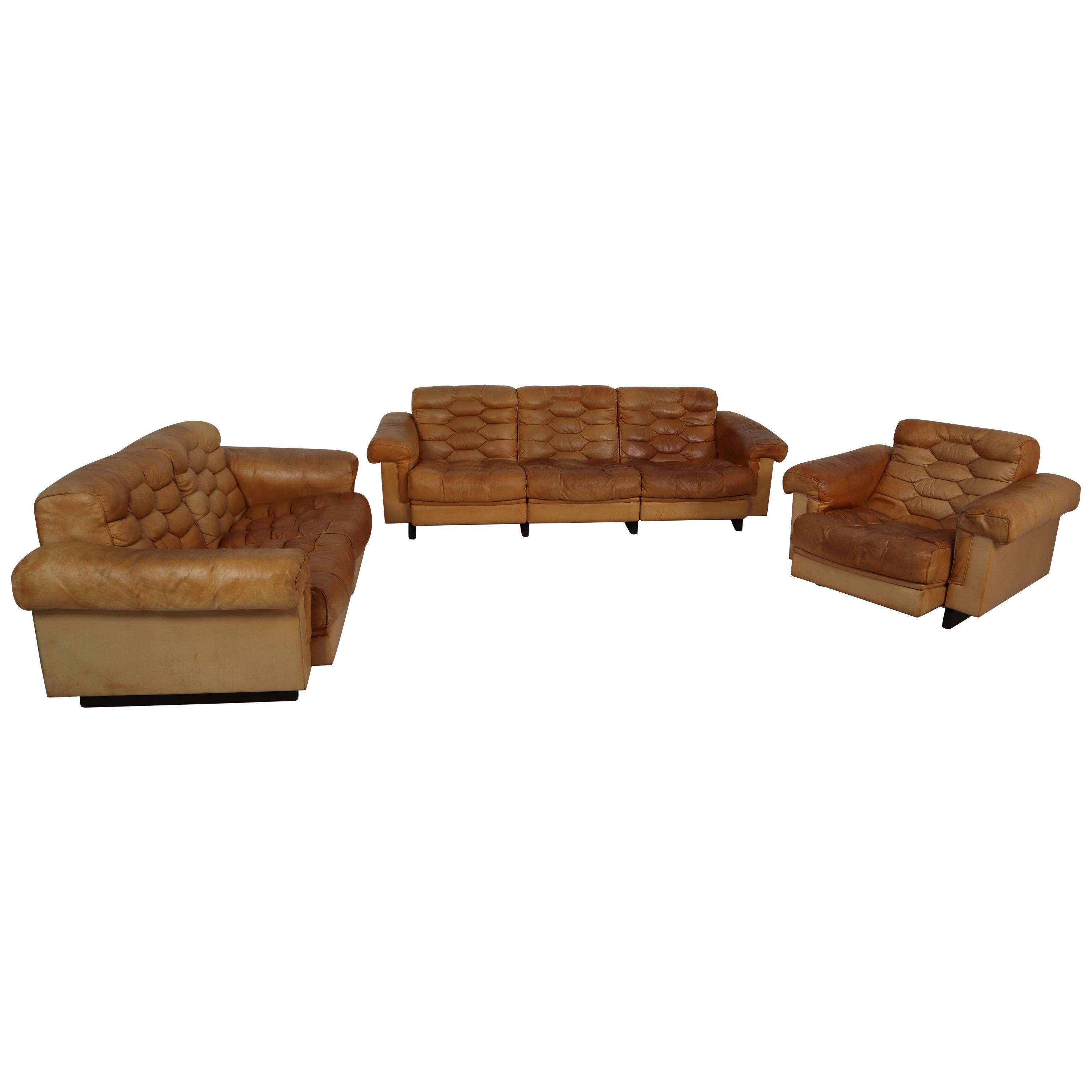 Leather Living Room Sets - 312 For Sale at 1stdibs